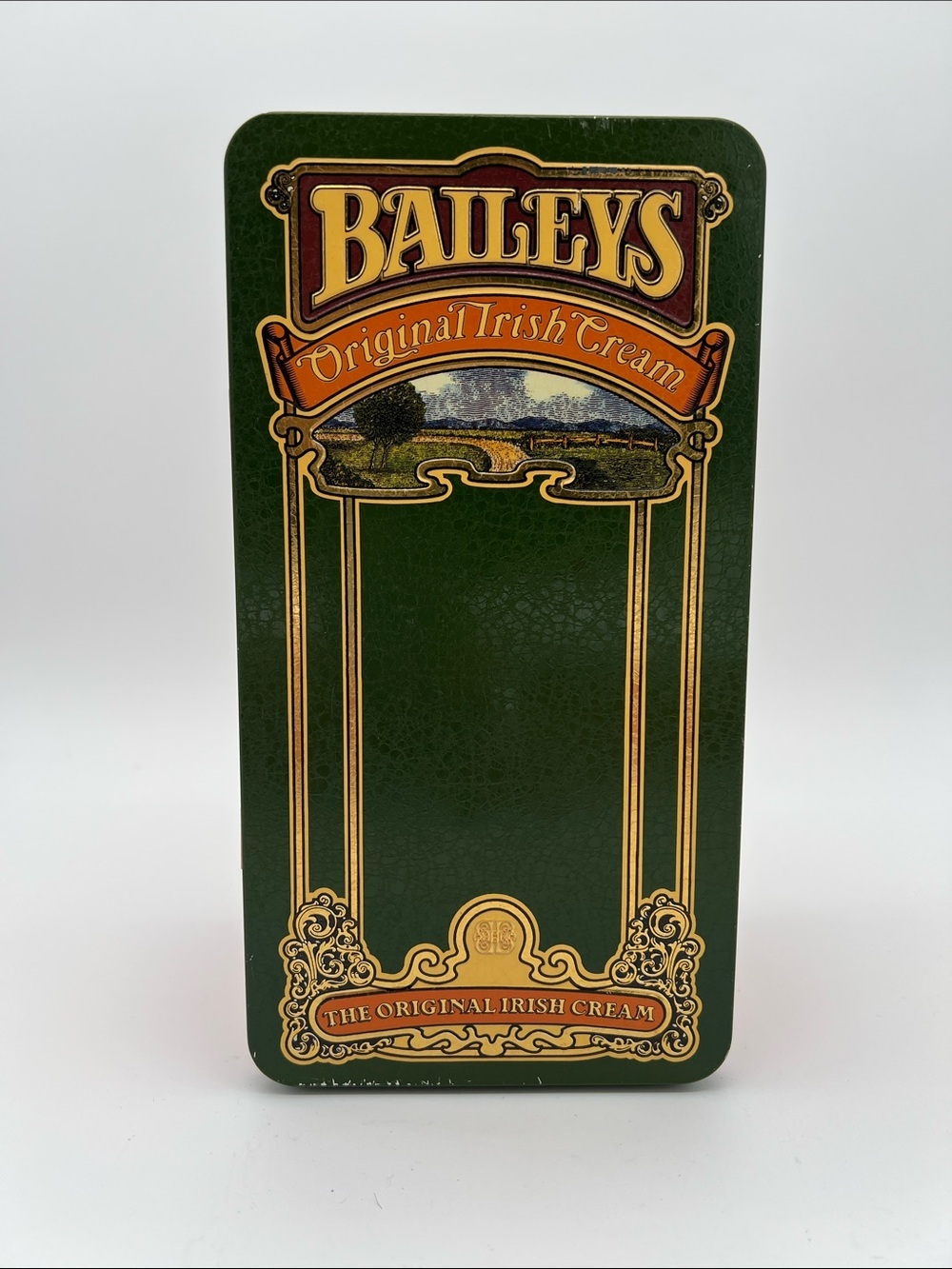 VTG Rare Bailey's Original Irish Cream Hinged Lid Tin Collectible Box Container